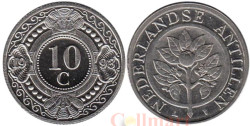Нидерландские Антильские острова. 10 центов 1993 год. Апельсин.