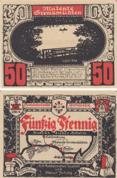Бона. Германия. Лютенбург 50 пфеннигов без года (вариант 4). Нотгельд. (XF)