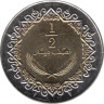  Ливия. 1/2 динара 2004 год. Всадник. 