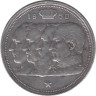 Бельгия. 100 франков 1950 год. Портреты королей. (BELGIQUE) 