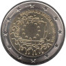  Германия. 2 евро 2015 год. 30 лет флагу Европейского союза. (J) 