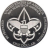  США. 1 доллар 2010 год. 100 лет бойскаутам Америки. 