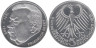  Германия (ФРГ). 5 марок 1975 год. 50 лет со дня смерти Фридриха Эберта. (J) 