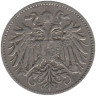  Австрия. 10 геллеров 1893 год. Герб. 