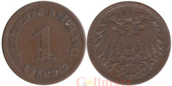 Германская империя. 1 пфенниг 1911 год. (E)