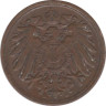  Германская империя. 1 пфенниг 1911 год. (E) 