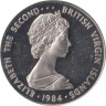  Британские Виргинские острова. 10 центов 1984 год. Зимородок. 