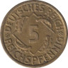  Веймарская республика. 5 рейхспфеннигов 1936 год. (G) 