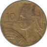  Югославия. 10 динаров 1955 год. Девушка с колосьями. (с надписью - DINCIC F.M) 