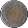  Канада. 2 доллара 1999 год. Основание Нунавута. 
