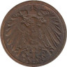  Германская империя. 1 пфенниг 1909 год. (A) 