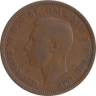  Великобритания. 1/2 пенни 1938 год. Галеон "Золотая лань". 