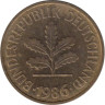  ФРГ. 5 пфеннигов 1986 год. (G) 