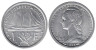  Сен-Пьер и Микелон. 1 франк 1948 год. Парусник. 