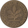  ФРГ. 10 пфеннигов 1990 год. (F) 