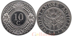 Нидерландские Антильские острова. 10 центов 1994 год. Апельсин.