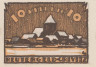  Бона. Германия. Кривиц 10 пфеннигов 1922 год. Нотгельд. (XF) 