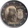  Люксембург. 2 евро 2010 год. Герб Великого герцога Люксембурга. 