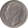  Люксембург. 1 франк 1966 год. Великий герцог Жан. 