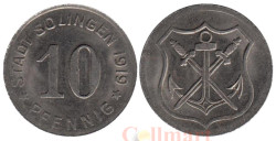 Германия. Золинген. 10 пфеннигов 1919 год. Нотгельд.