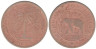  Либерия. 1 цент 1937 год. Слон. 