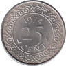  Суринам. 25 центов 1974 год. 
