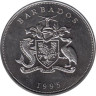  Барбадос. 5 долларов 1995 год. 50 лет ООН. 