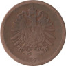  Германская империя. 1 пфенниг 1876 год. (D) 