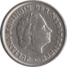  Нидерланды. 10 центов 1950 год. Королева Юлиана. 