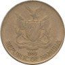  Намибия. 5 долларов 1993 год. Орлан-крикун. 