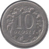  Польша. 10 грошей 2001 год. 