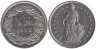  Швейцария. 1/2 франка 1982 год. Гельвеция. 