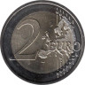 Германия. 2 евро 2015 год. 25 лет объединению Германии. (F) 