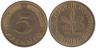  ФРГ. 5 пфеннигов 1987 год. (G) 