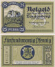  Бона. Германия. Лойтенберг 25 пфеннигов 1921 год. Нотгельд. (XF) 
