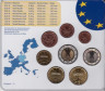  Германия. Годовой набор евро монет 2003 года в банковской запайке. (F) 