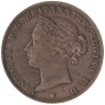  Джерси. 1/24 шиллинга 1877 год. Королева Виктория. 