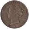 Джерси. 1/24 шиллинга 1877 год. Королева Виктория. 