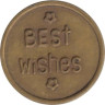  Россия. Жетон игровой Best Wishes, г. Санкт-Петербург. 