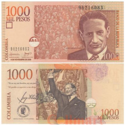 Бона. Колумбия 1000 песо 2006 год. Хорхе Элиесер Гайтан. (XF-AU)