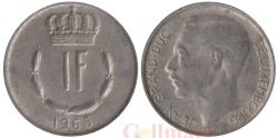 Люксембург. 1 франк 1968 год. Великий герцог Жан.