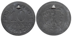 Германия. Франкфурт-на-Майне. 10 пфеннигов 1917 год. Нотгельд.