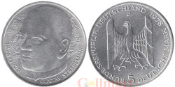 Германия (ФРГ). 5 марок 1978 год. 100 лет со дня рождения Густава Штреземана. (D)