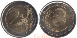 Испания. 2 евро 2001 год.