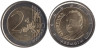  Испания. 2 евро 2001 год. 