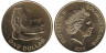  Соломоновы острова. 1 доллар 2012 год. Морское божество Нусу. 
