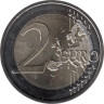  Германия. 2 евро 2015 год. 25 лет объединению Германии. (G). 