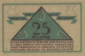  Бона. Германия. Дюссельдорф 25 пфеннигов 1919 год. Нотгельд. (XF) 