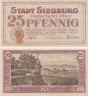  Бона. Германия. Зигбург 25 пфеннигов 1921 год. Нотгельд. (VF) 