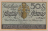  Бона. Германия. Дрезден 50 пфеннигов 1921 год. Нотгельд. (XF) 